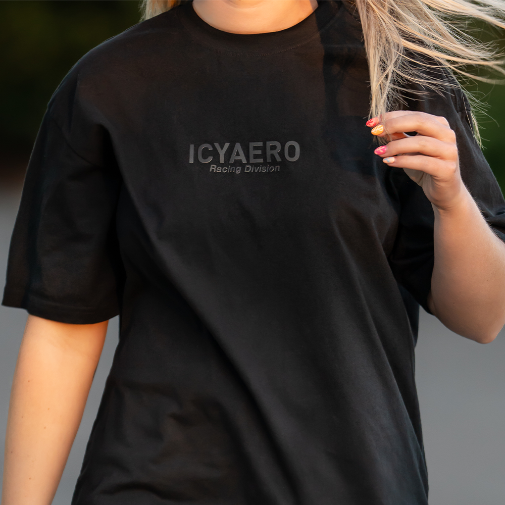 Icyaero Racing Division Tee - Jet Black
