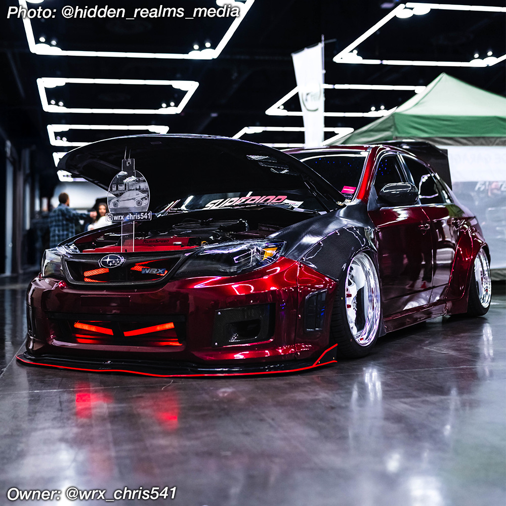 2014 wrx sti front lip splitter