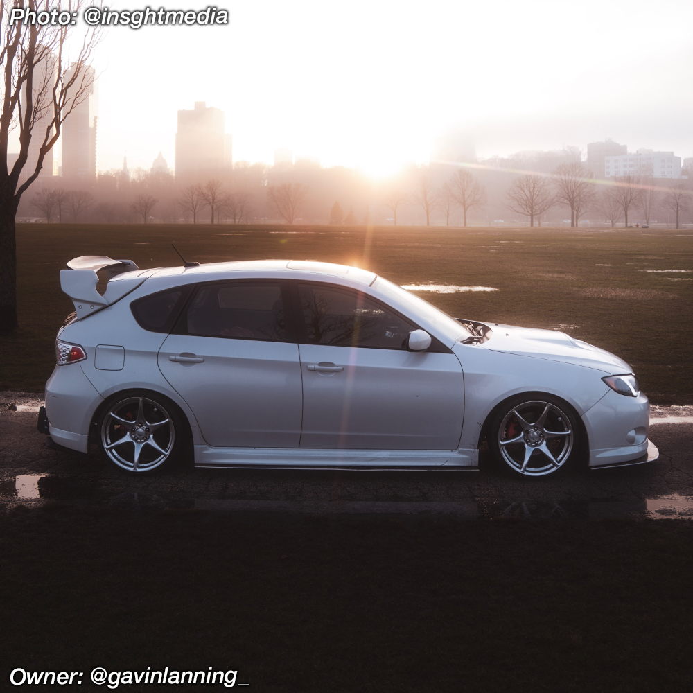 2010 wrx front splitter body kit