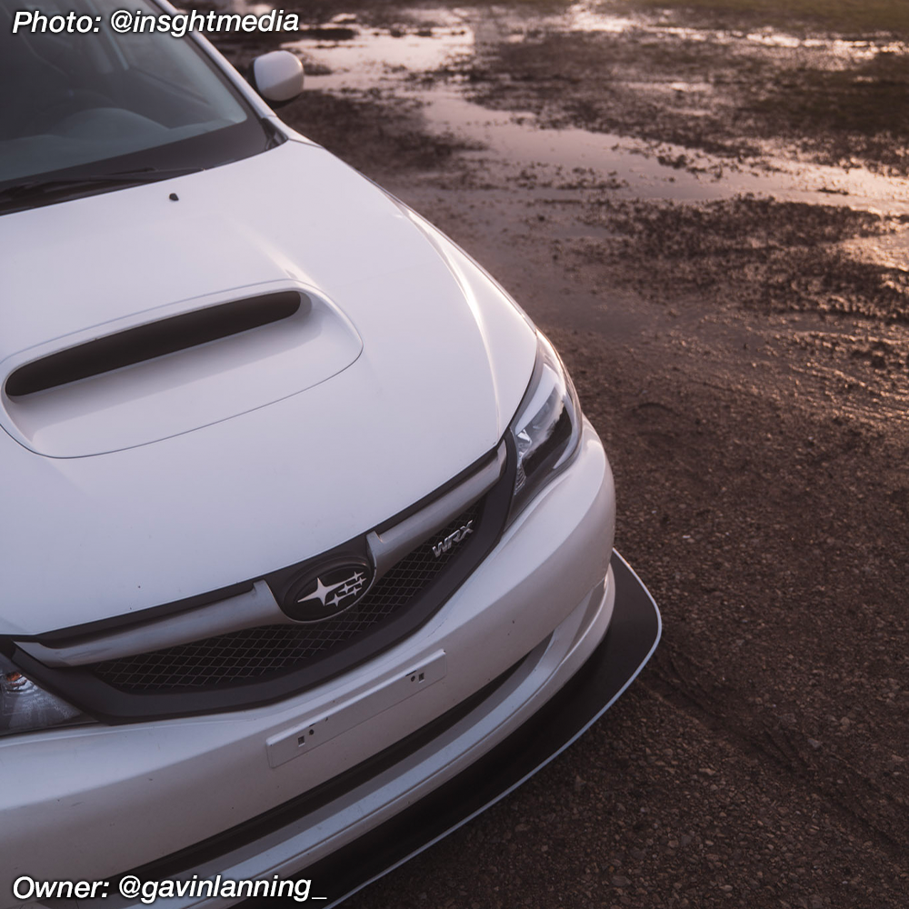 2009 wrx front splitter lip
