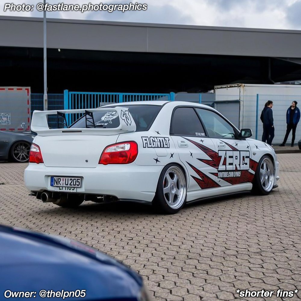 wrx rear bumper