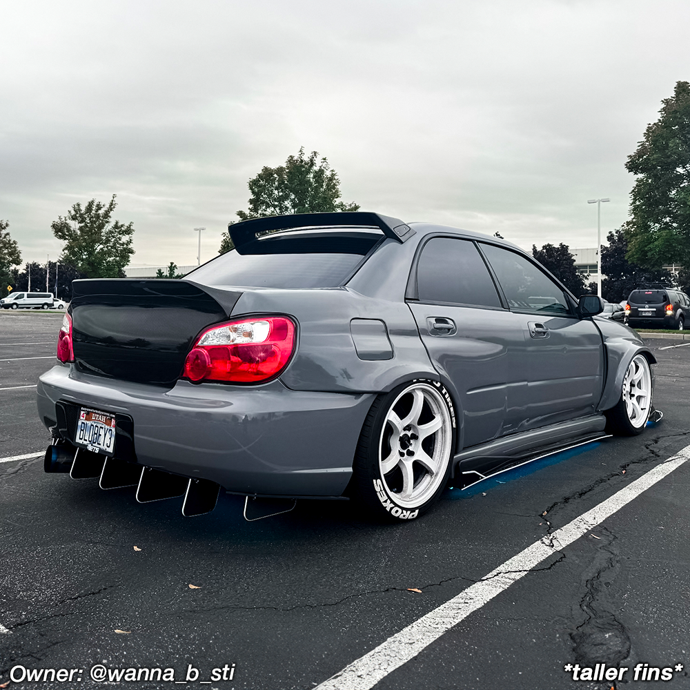 wrx rear diffuser