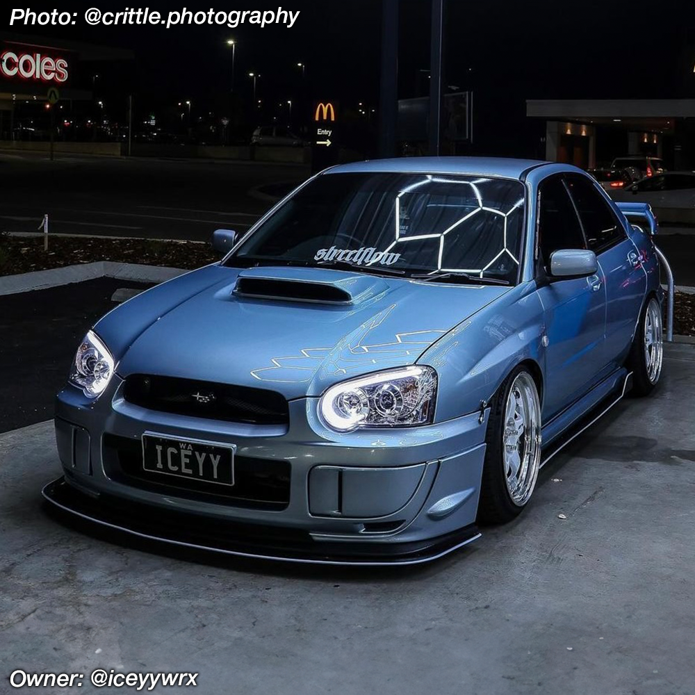 2004 2005 wrx front splitter