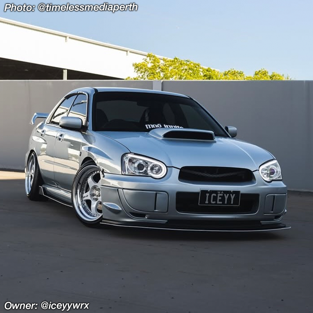 2003 2004 sti wrx front splitter