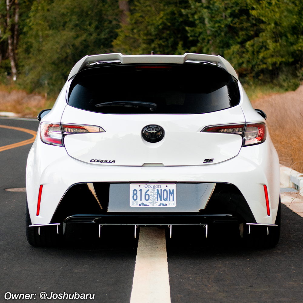 2021 COROLLA HATCH REAR DIFFUSER