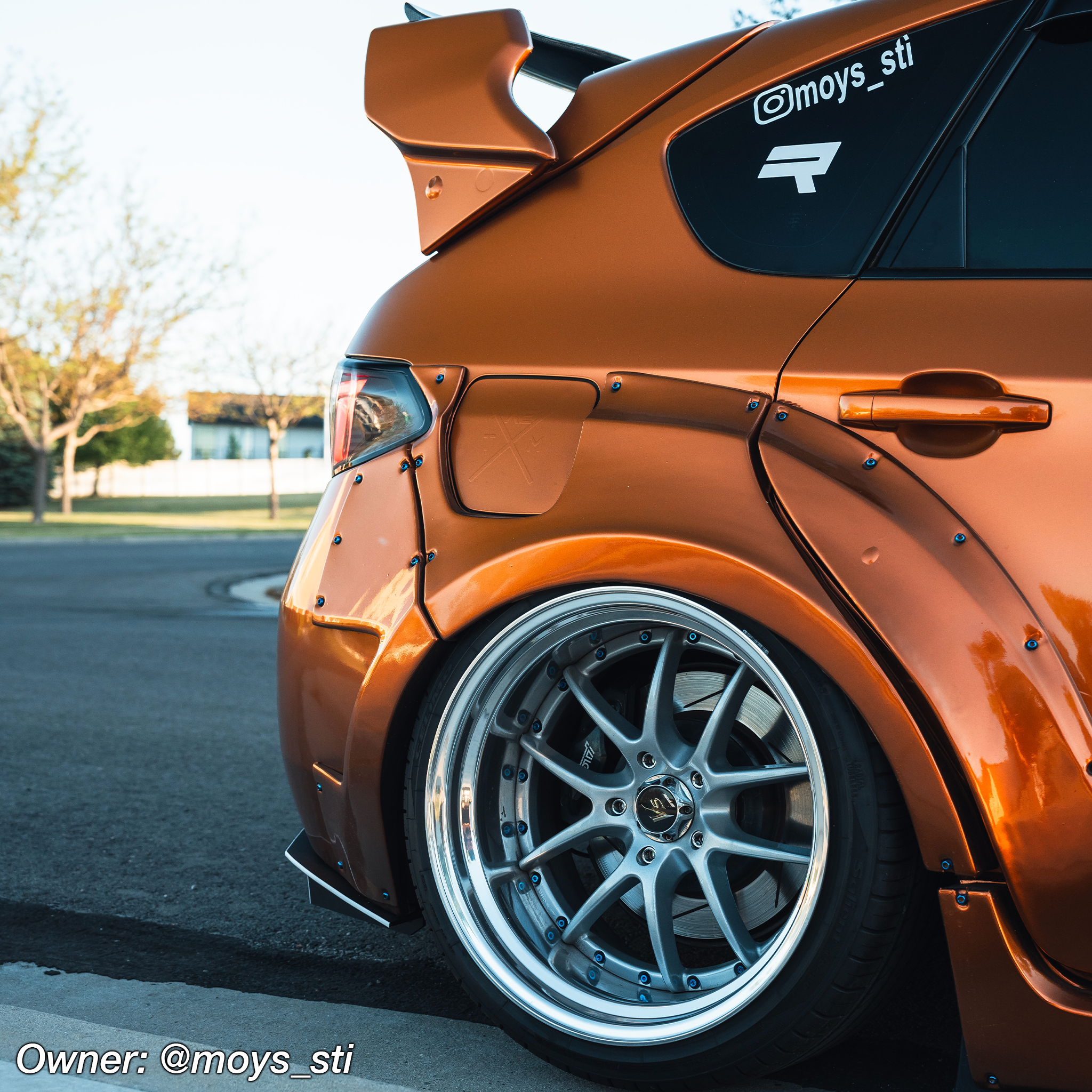 2014 wrx sti hatch rear diffuser