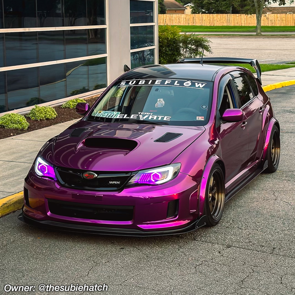 2011 wrx hatch front splitter