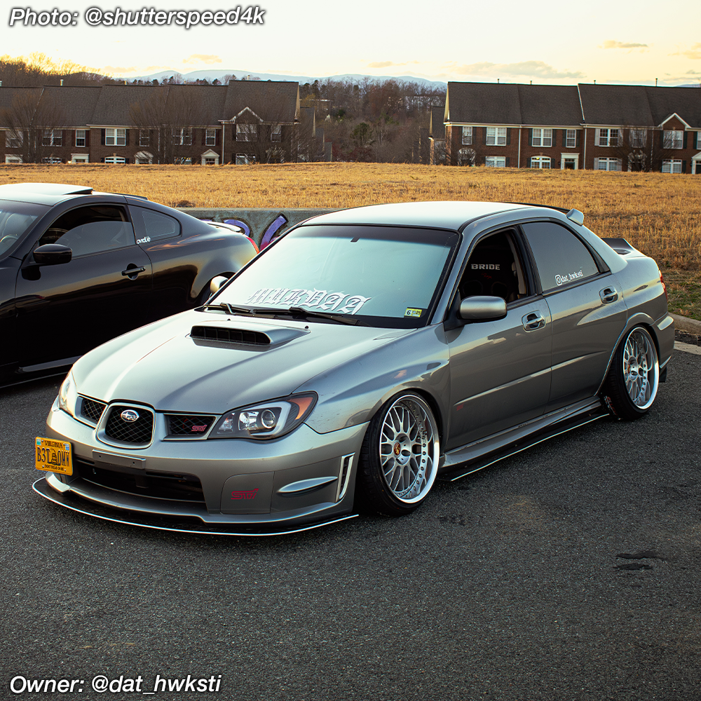 2006 wrx sti front lip splitter