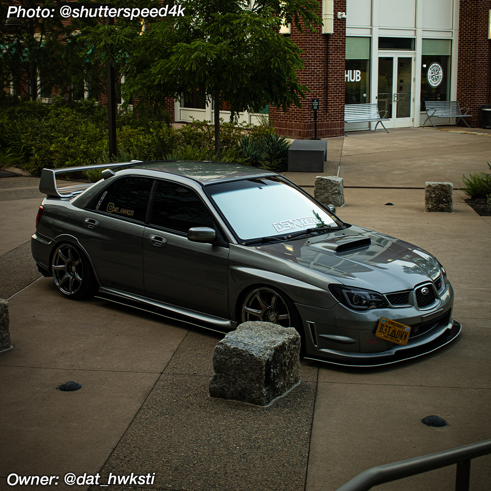 2007 wrx sti front splitter lip