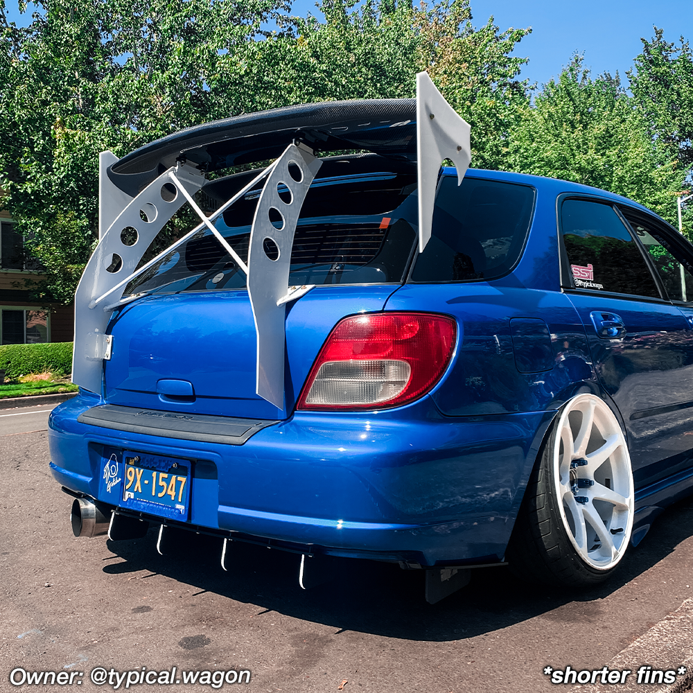 wrx wagon rear diffuser