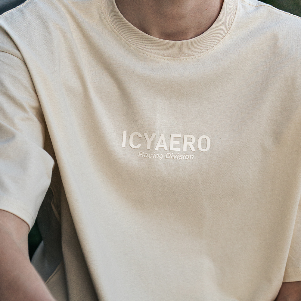 Icyaero Racing Division Tee - Cream