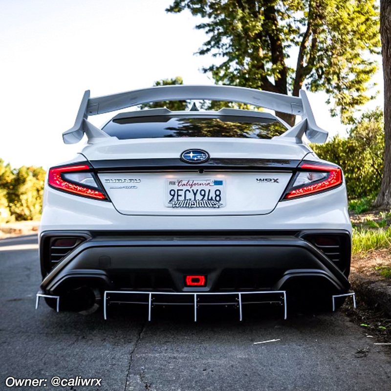 Vb Wrx Rear Diffuser Red 2022+ Subaru WRX Rear Diffuser V1 | icyaero