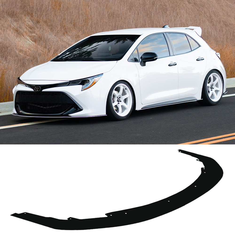 2019 COROLLA HATCHBACK FRONT SPLITTER