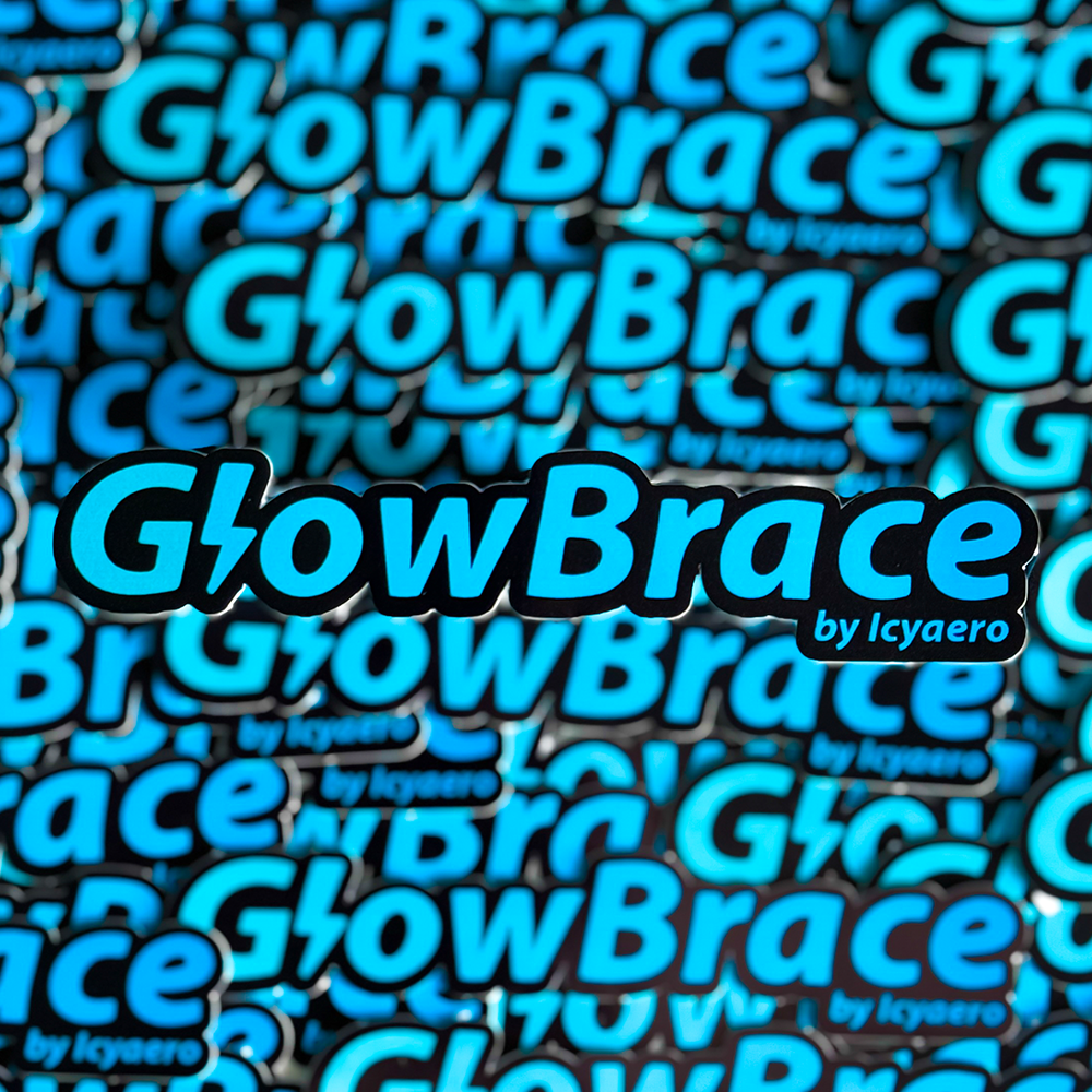 GlowBrace Sticker