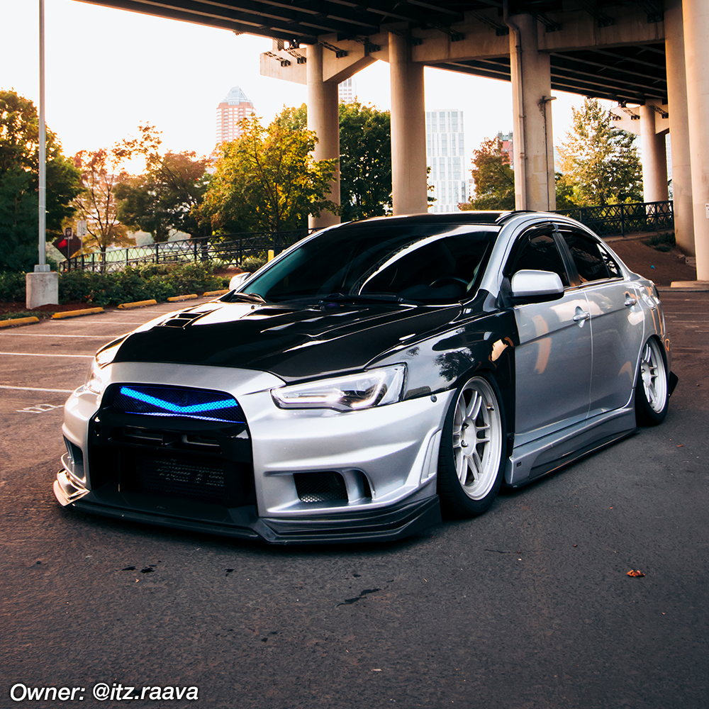 mitsubishi evo glowbrace