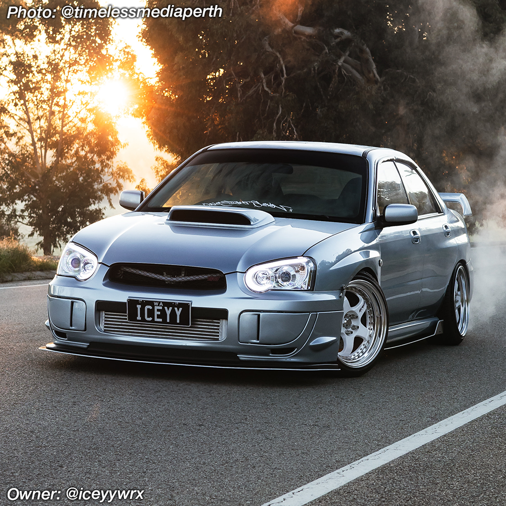 2004 wrx sti front lip splitter