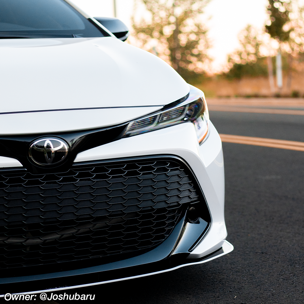 2020 COROLLA HATCHBACK FRONT SPLITTER
