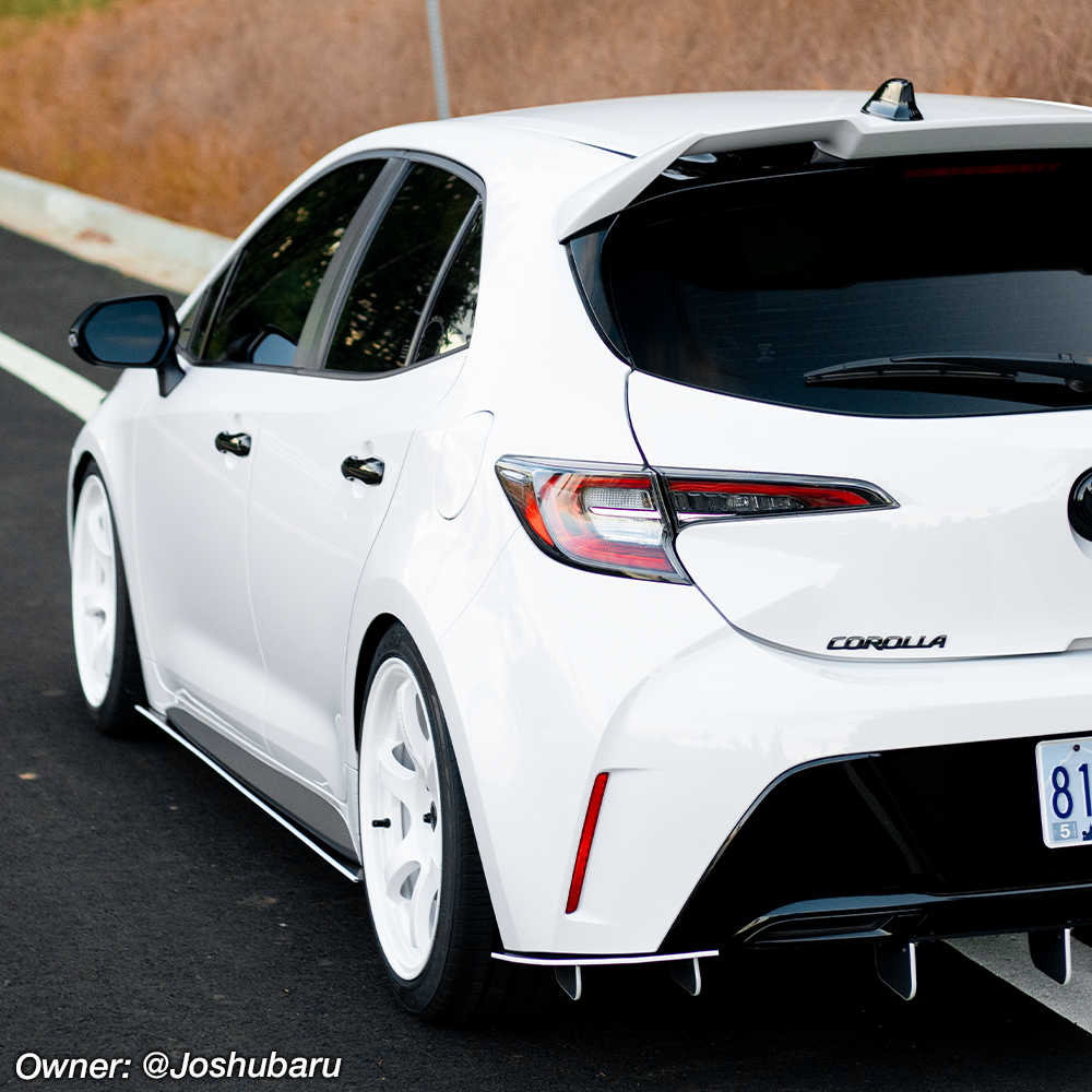 corolla hatch side skirts