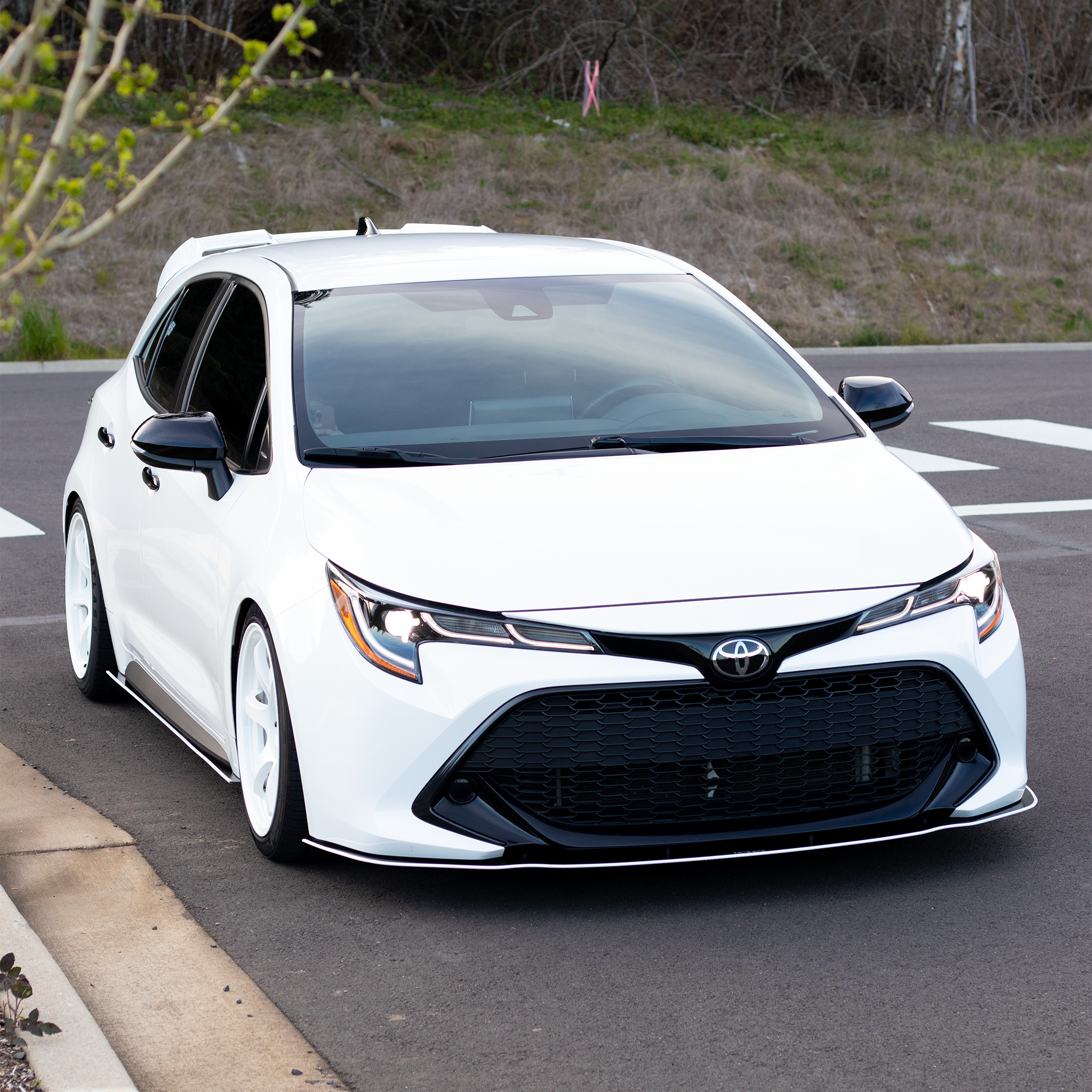 corolla hatch front splitter