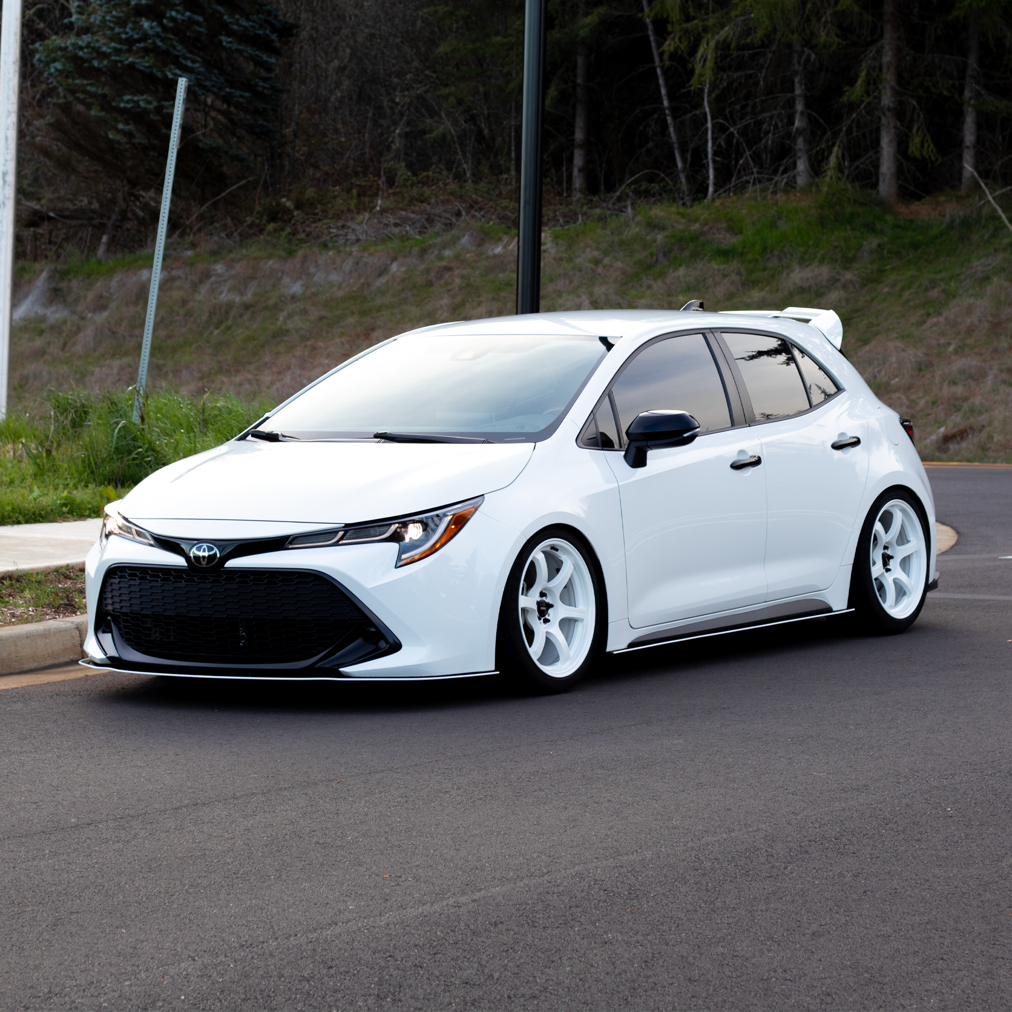 corolla hatch front splitter