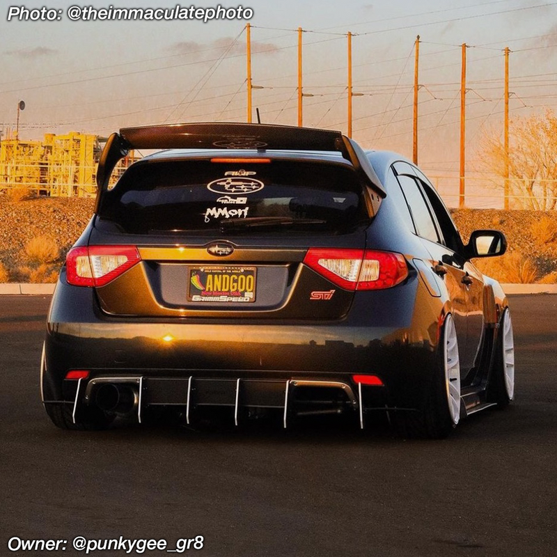 2011-2014 Subaru WRX/STI HATCH Rear Diffuser V1 | icyaero