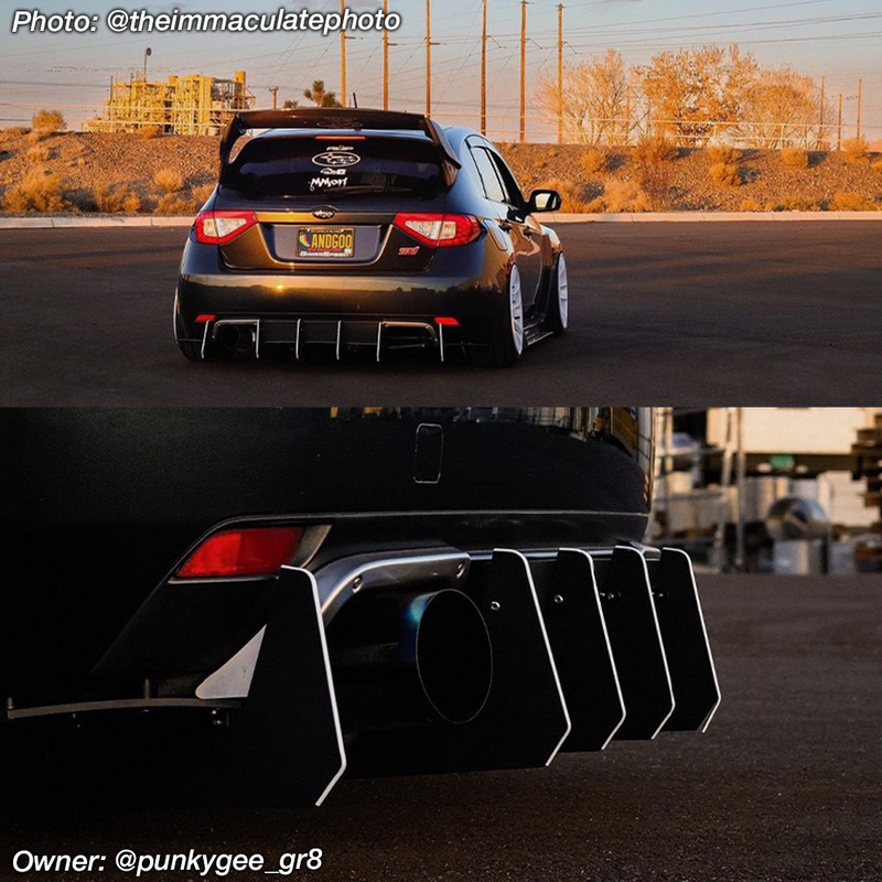 2011-2014 Subaru WRX/STI HATCH Rear Diffuser V1 | icyaero