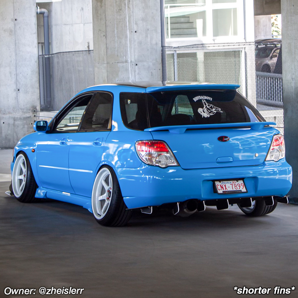 2002-2003 Subaru WRX WAGON Rear Diffuser | icyaero