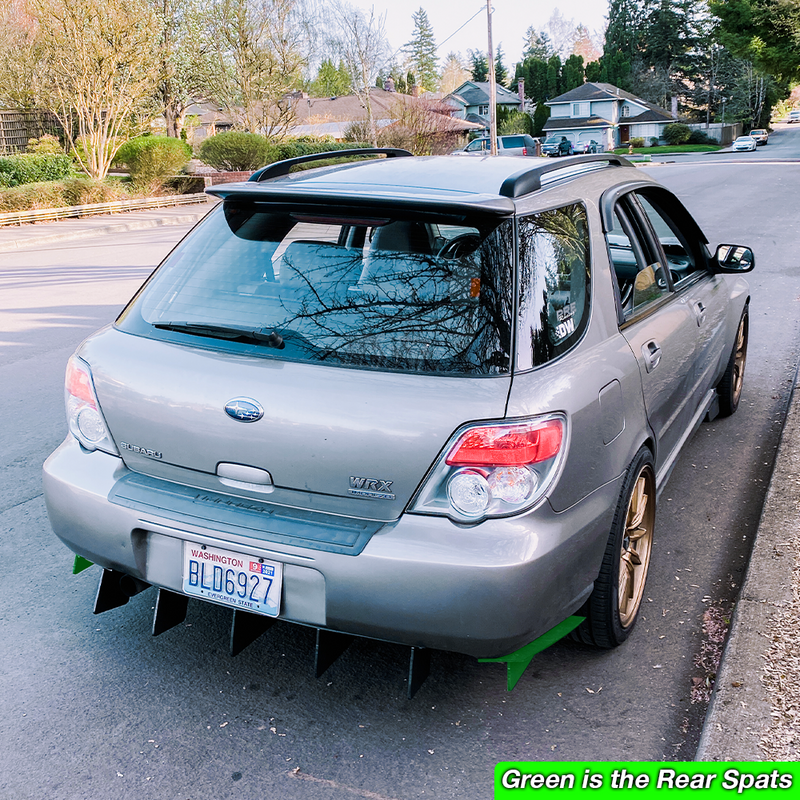 2004-2007 Subaru WRX WAGON Rear Diffuser | icyaero