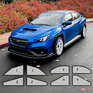 H-style carbon fiber hood scoop for 2022 Subaru WRX (1 inch taller