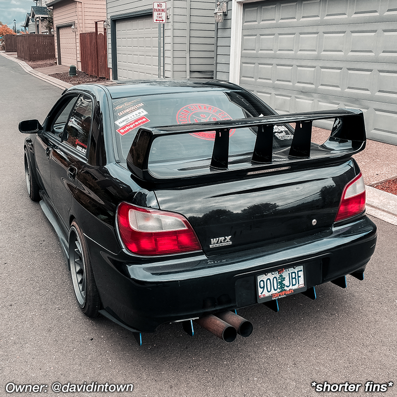 2002-2003 Subaru WRX Sedan Rear Diffuser | icyaero