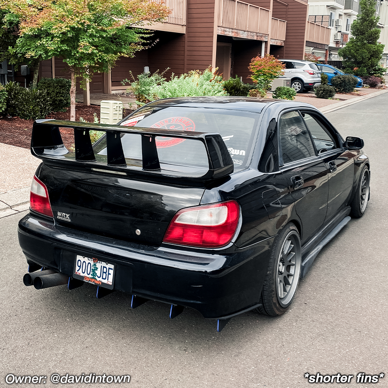 2002-2003 Subaru WRX Sedan Rear Diffuser | icyaero