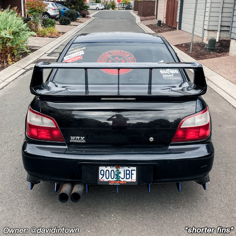 2002-2003 Subaru WRX Sedan Rear Diffuser | icyaero