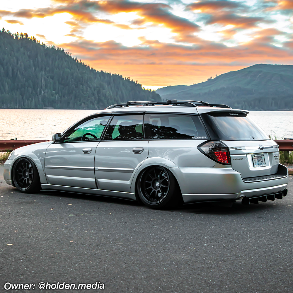 Slammed Subaru Outback