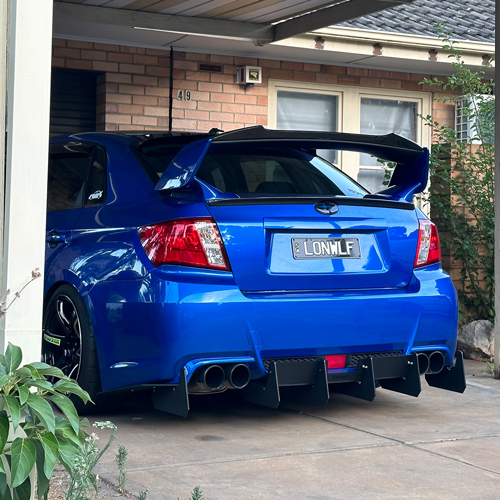 2011-2014 Subaru WRX/STI SEDAN Rear Diffuser | icyaero