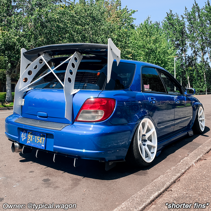 2002-2003 Subaru WRX WAGON Rear Diffuser | icyaero